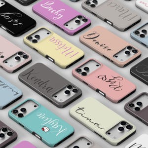 Personalized Phone Case : Custom Name Cover for iPhone, Galaxy, Pixel