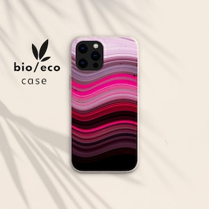 Eco Friendly Bamboo Case for iPhone 15 Pro Max Mini 16 15 14 13 12, Biodegradable Cover Galaxy S25-S20 Ultra Plus, Compostable Phone Case