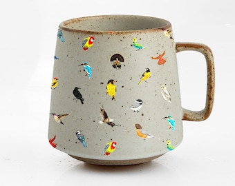 Nature&#39;s Symphony Ceramic Birdwatcher&#39;s Mug