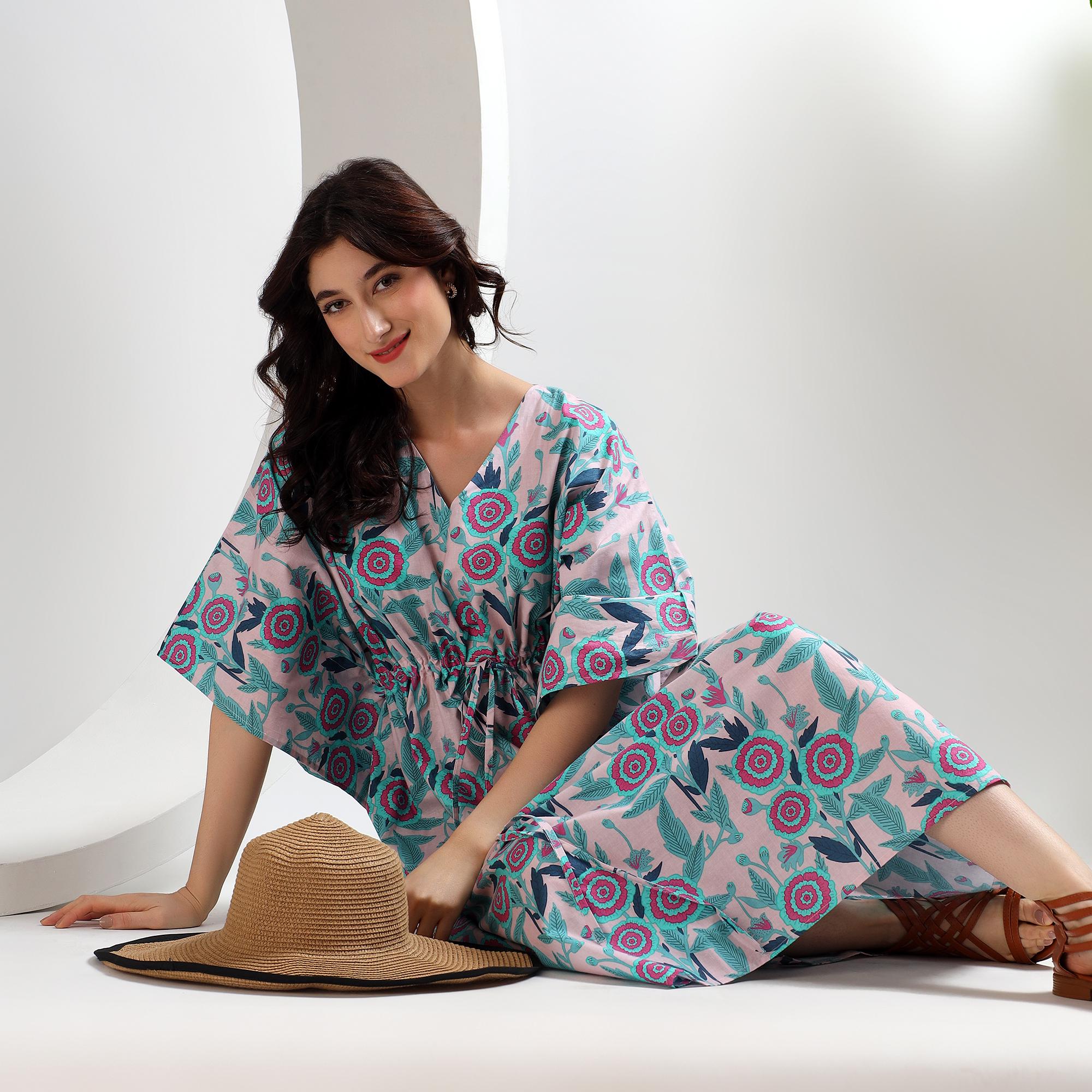 Vestito Lungo Abito Fantasia Cachemire Vestiti Estivi Donna Piero