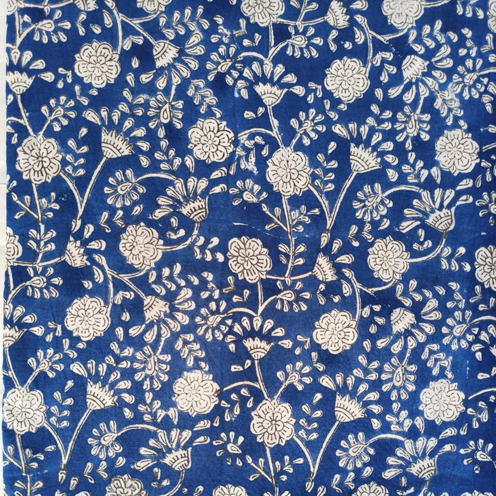 Hand Block Print Fabric Upholstery Fabric 100 Organic Etsy