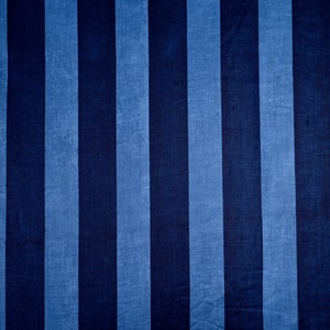 blue wide stripe pattern fabric