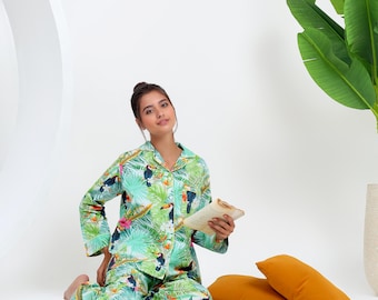 Cotton Matching Pajamas for Women