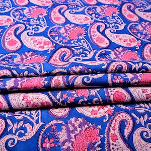 Fabric by the Yard - Blue, Floral & Block Print Styles for Quilting, Upholstery and Home Decor