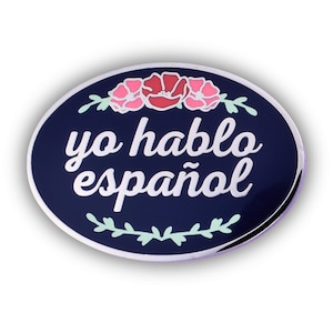 Enamel Pin: yo Hablo Español i Speak Spanish Gold, Rose Gold, or Silver ...