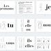French Pronouns: Printable Display + Student Handout ~ Bulletin Board ...