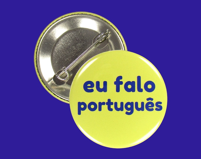 Pin: "Eu falo português" ~ I speak Portuguese ~ Bilingual, Interpreter, Translator, Medical, Server, MA ~ Teacher Gift ~ Brazil, Portugal