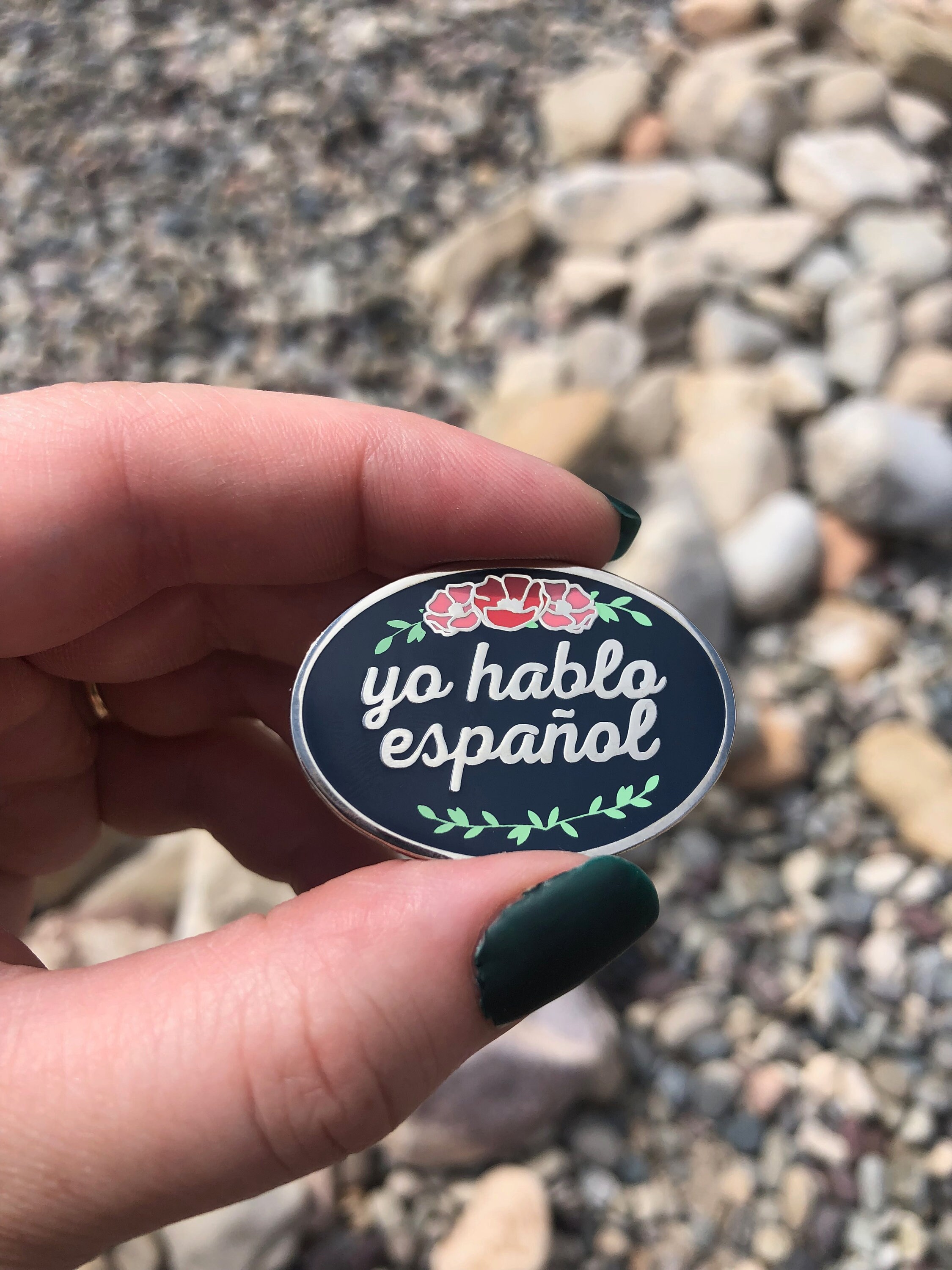Enamel Pin: yo Hablo Español i Speak - Etsy