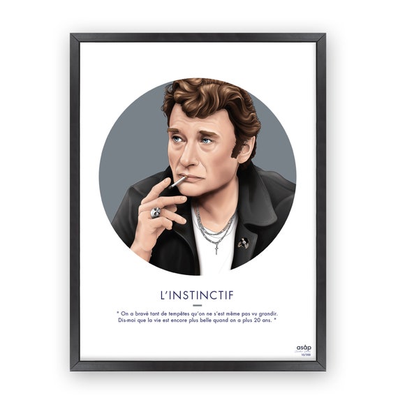 Johnny Hallyday, Posters, Art Prints, Wall Murals