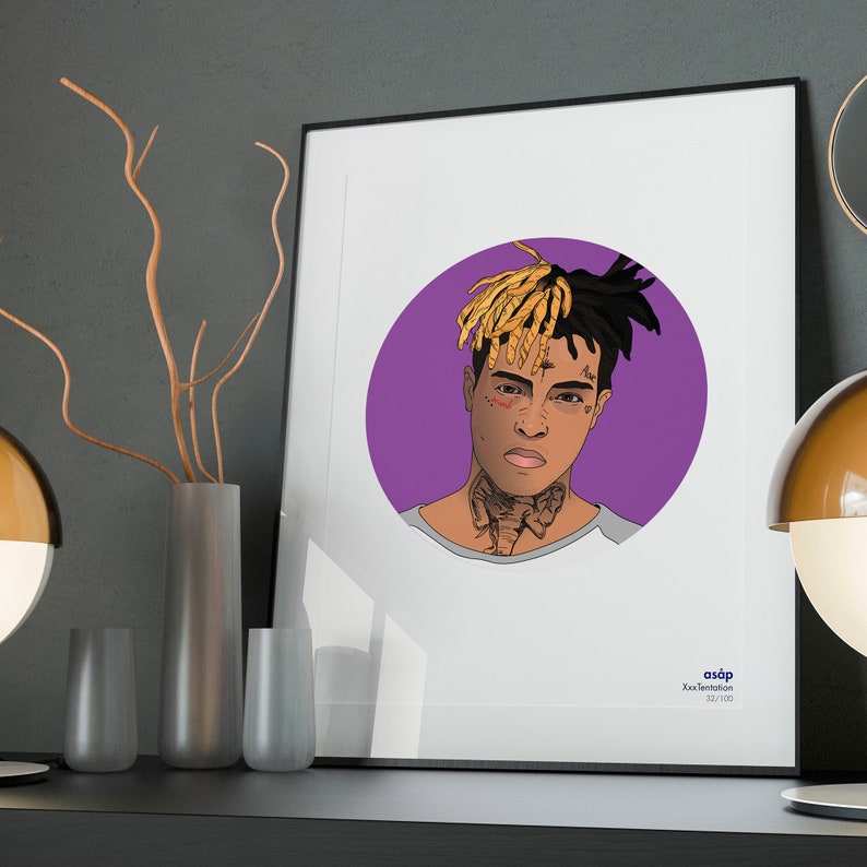 XXXTENTACION POSTER A3 SIZE PRINT IMAGE USA RAPPER SINGER RAP