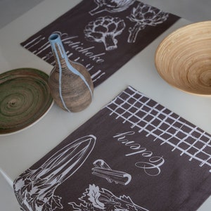 Place mats Cotton placemats Kitchen decor