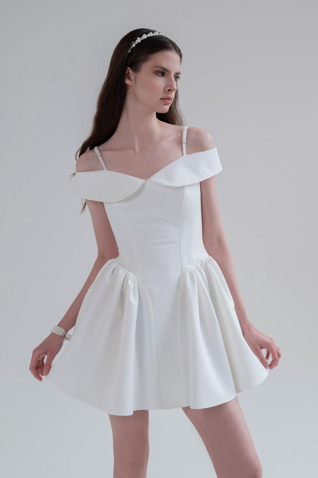 knee length dresses for ladies Pastel Yellow Princess Birthday Mini Dress Holiday Fairy Trailing Dres –  Lee Nhi Boutique main image 0