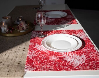 Weihnachtstischdekoration, Baumwollmischung ( 40x50 cm )