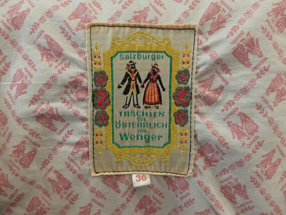 Dirndl with apron, vintage dirndl, blue, size 38 - image 7