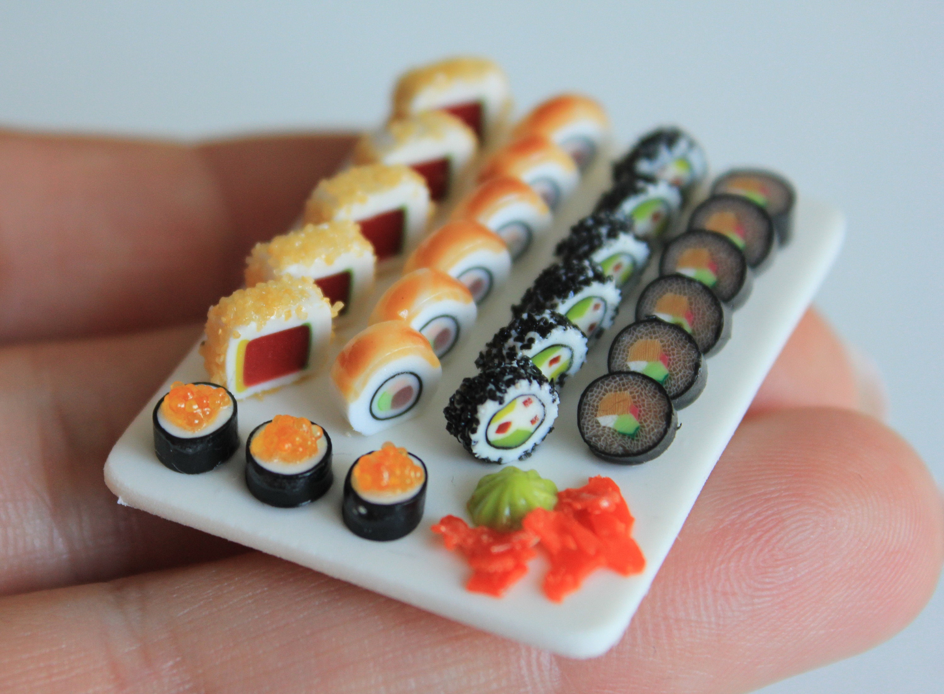 Van toepassing hoe maatschappij Miniature Sushi. Large Set of Sushi. Food for Barbie Doll. - Etsy