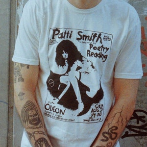Patti Smith T-Shirt: Poetry Reading, NYC Rock & Roll
