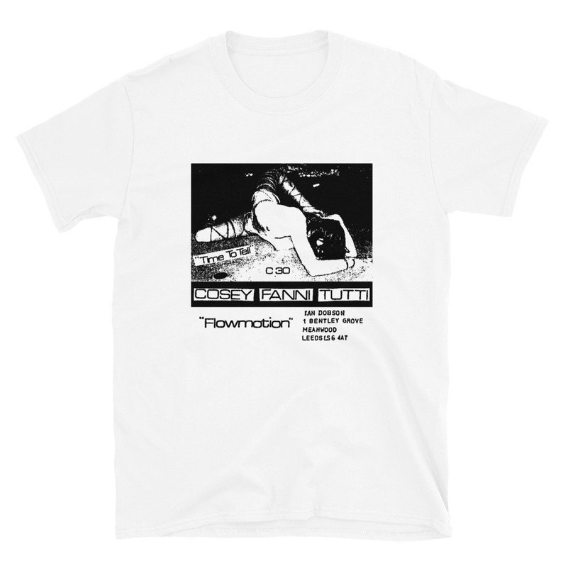 Cosey Fanni Tutti Time To Tell Tape T-Shirt, Punk Alt Goth Tee, gift for Industrial Music fans image 1