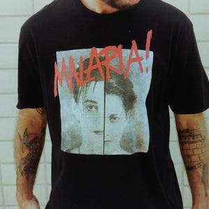 Malaria! Unisex T-Shirt for DAF, Grauzone, Abwärts, Xmal Deutschland, Einstürzende Neubauten, Fad Gadget, Crash Course in Science fans