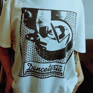 Danceteria T-Shirt for New Wave Punks: Madonna, Sonic Youth, New Order, Butthole Surfers, The Fall, the B-52's, Samhain, Bauhaus fans