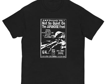 Japanoise T-Shirt for Merzbow, Hanatarash, Boredoms, Whitehouse, Les Rallizes Dénudés, Noise Music fans