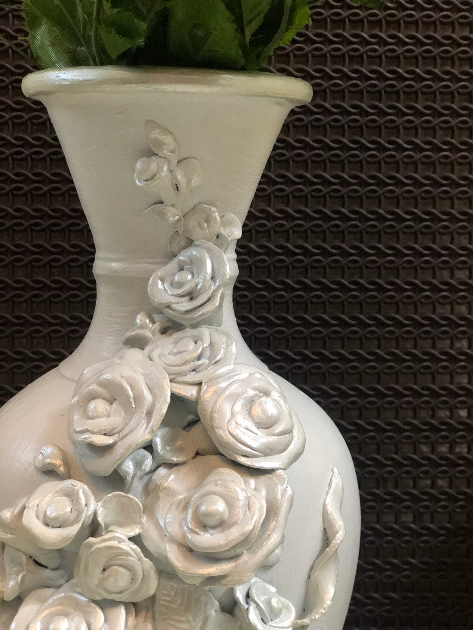 VASES Terracotta Vase White Vase Flower Vase Office Etsy