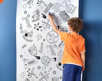 Astros Baseball Giant Coloring Poster | 6ft Jumbo Banner