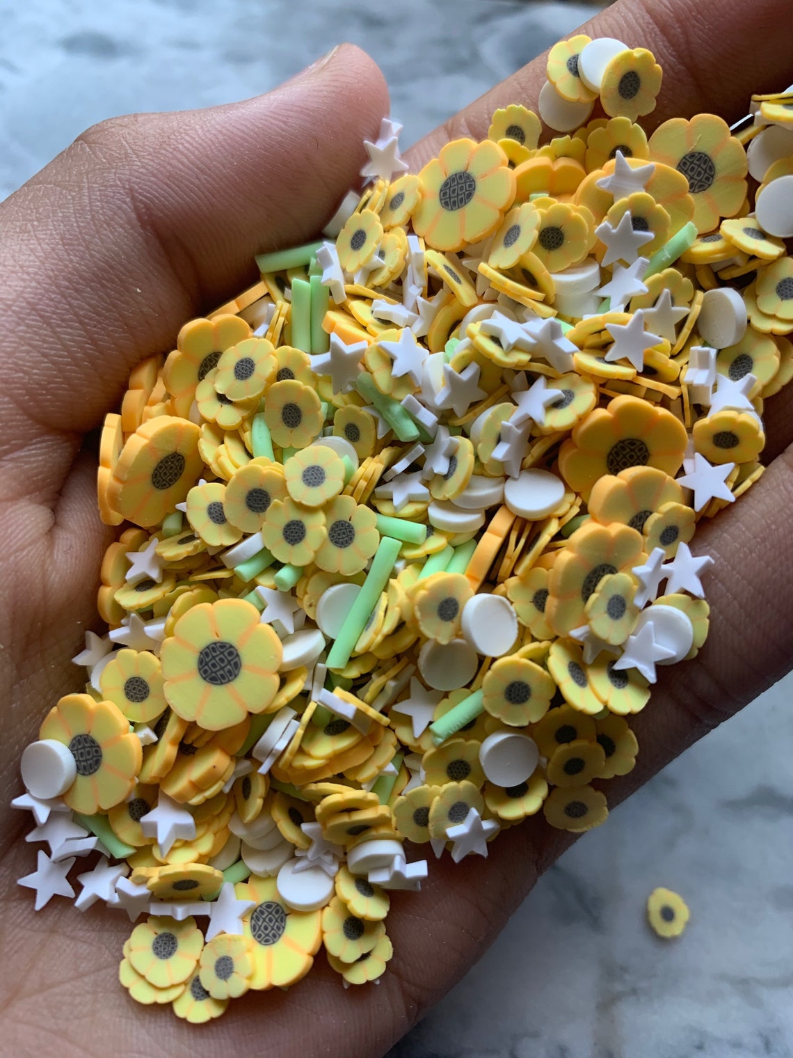Sunflower Sprinkles Perfect For Slime Crafts etc. 5100 Etsy