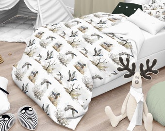 Ducks comforter, Mallard duck comforter, Hunting kids bedding, Twin Twin XL Queen King comforter for boys, duck bedroom bedding - Hunter
