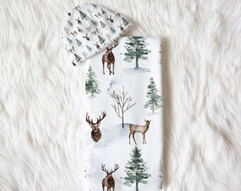 deer swaddle set