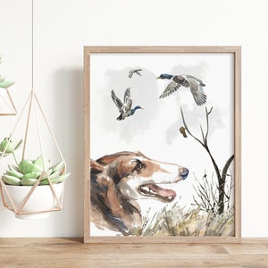 Hunting Wall Art, Hunting nursery decor, Wall Prints for Boys Room, Dogs Nursery Print, Hunting Dogs wall art, DIGITAL DOWNLOAD - Hunter