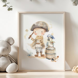 Pirate Wall Art, Pirate nursery decor, Wall Prints for Boys Room, Pirate Nursery Print, DIGITAL DOWNLOAD Pirate room decor Pirate Adventures