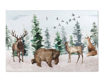 moose rug for nursery