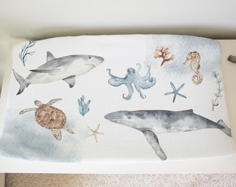 Standard Changing Pad Cover IKEA Vadra Change Pad Blue Whale Tales