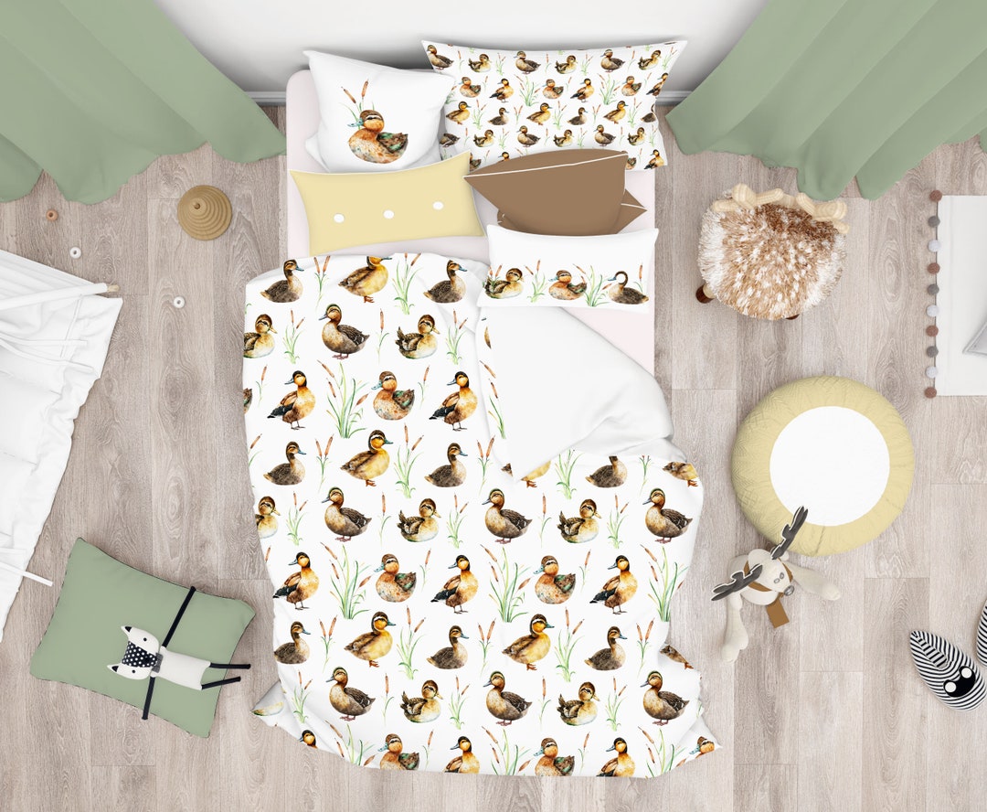 Mallard Duck Comforter, Duck Comforter, Hunting Kids Bedding, Twin Twin