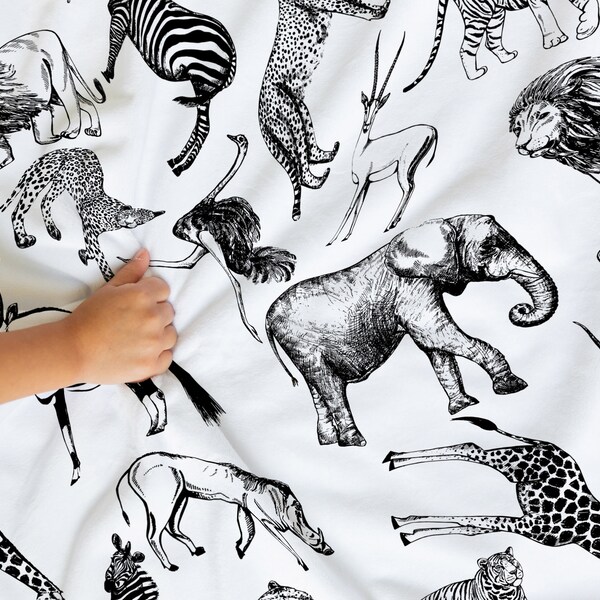 Safari Crib Bedding Etsy
