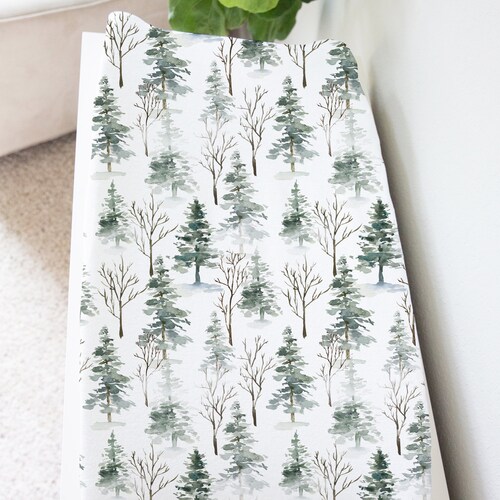 Forest Changing Pad Cover Woodland Baby Gifts Wilderness Etsy