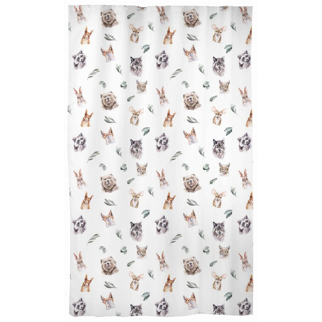 Woodland Nursery Curtains Woodland blackout curtains Sheer Etsy