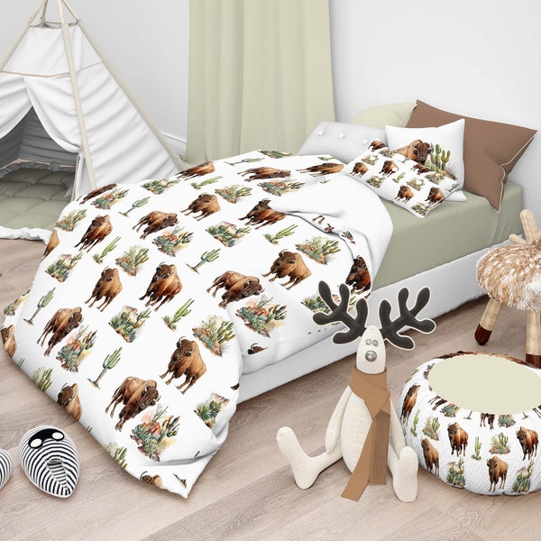 Cactus Bedding Queen Etsy