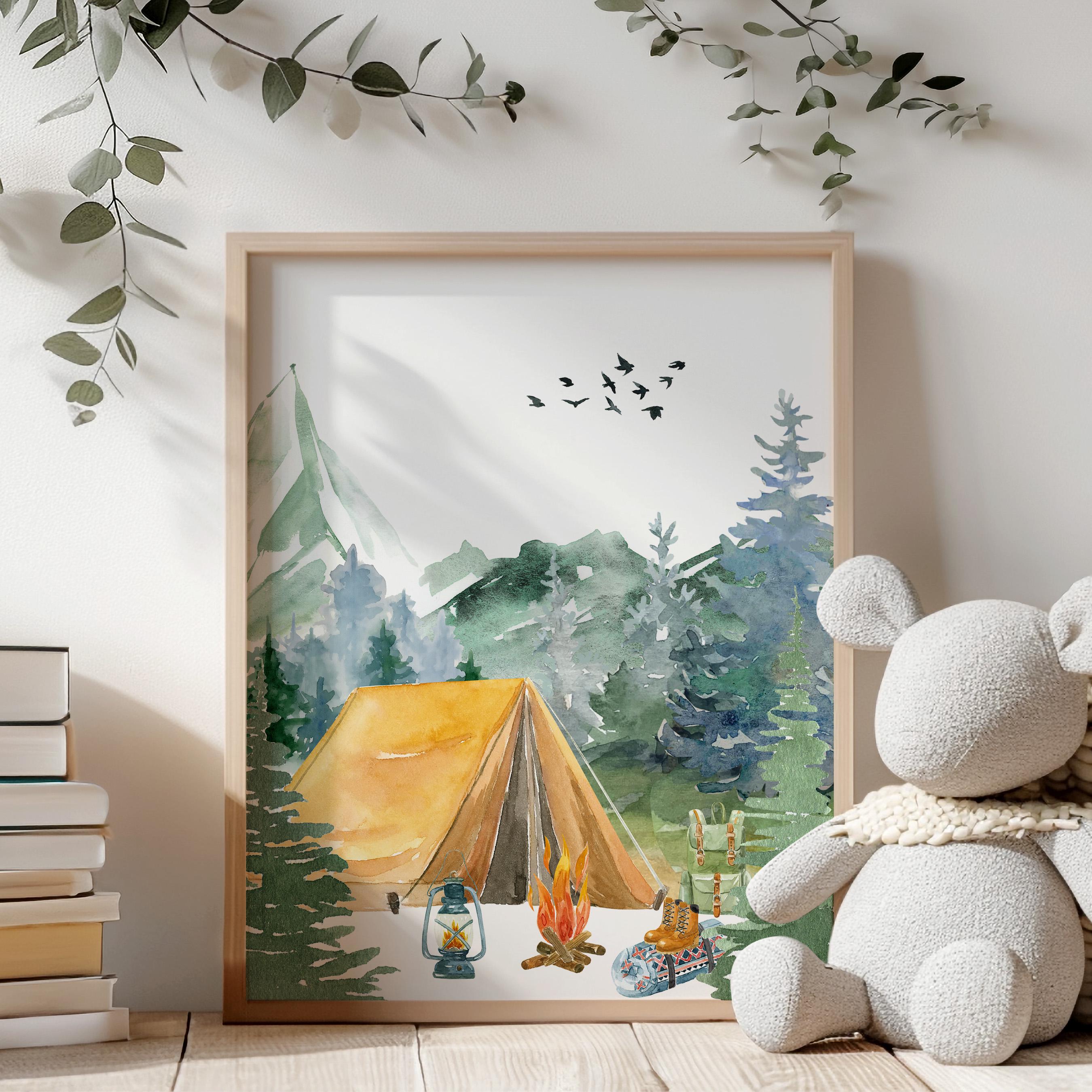 Kids poster mountains - Etsy México, image size:2700x2700