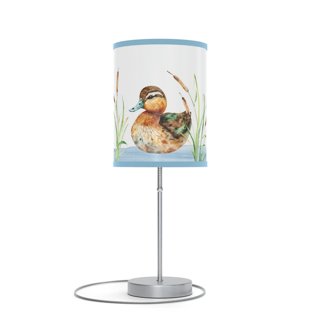 Duck Nursery Lamp. Duckling Nursery, Waterfowl Nursery Decor, Hunting