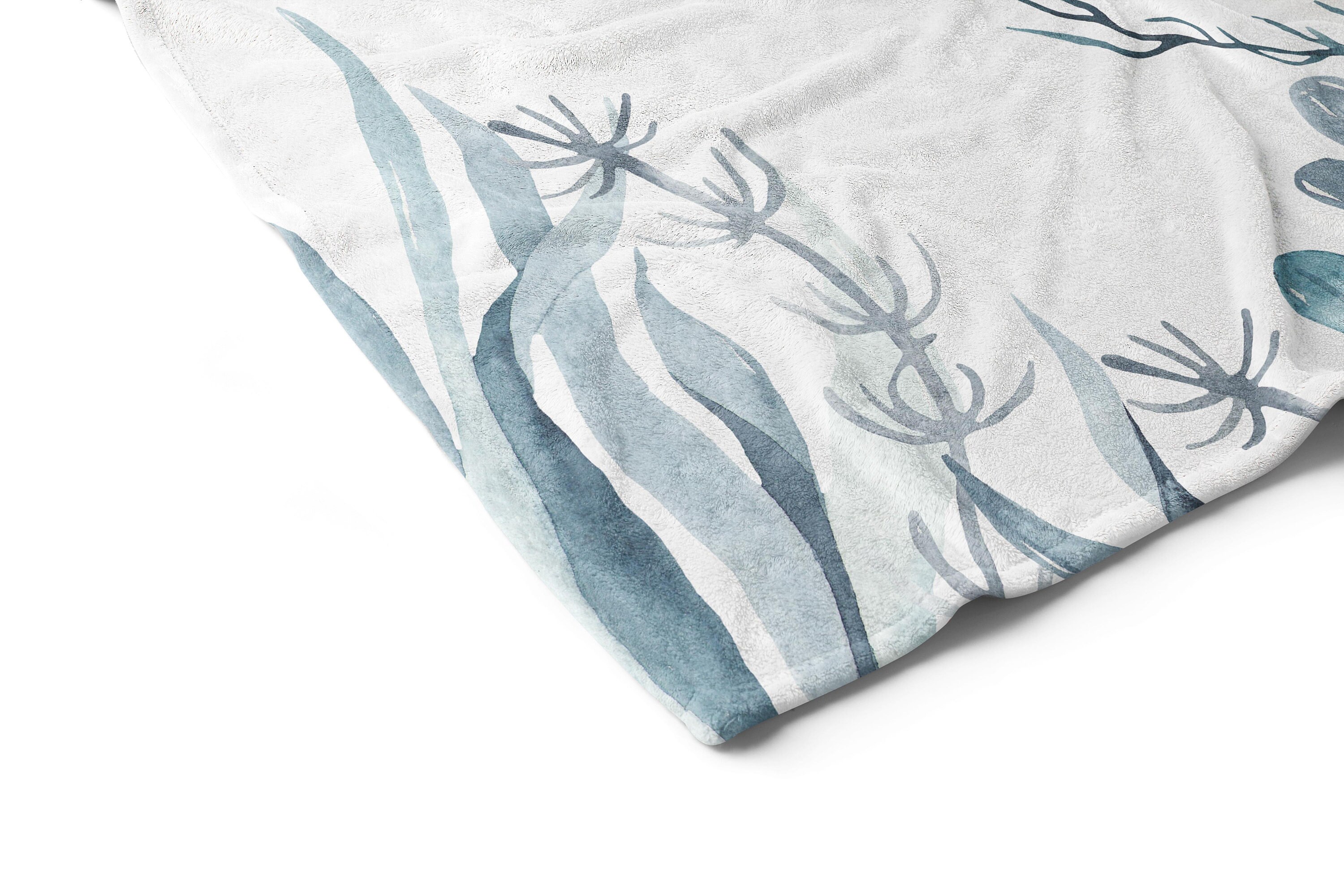 Jellyfish Blanket Under The Sea Nursery Bedding Sea animals Etsy