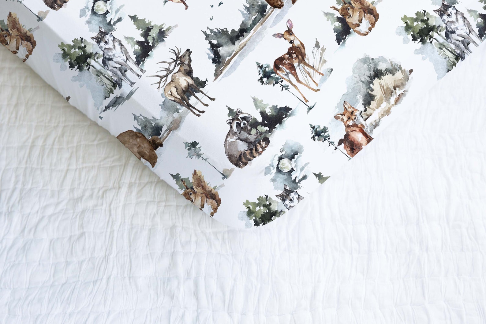 Popfavors Woodland Ba Boy Girl Blanket, Greenery Forest Ba Crib Bedding Newborn Woodland Coming Home Blanket Bedding Swaddle Blanket Ba Monthly Milestone Blanket Boy 40 X 50 I4844860583