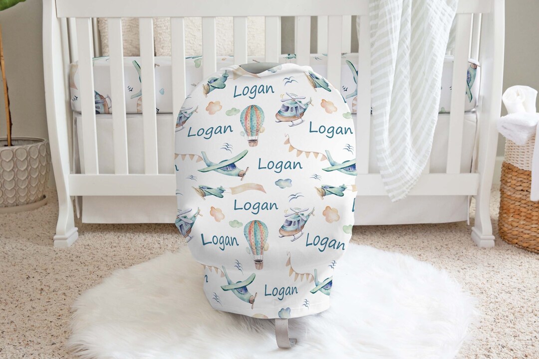 Airplane Car Seat Cover Personalized Hot Air Balloon Car Seat Etsy