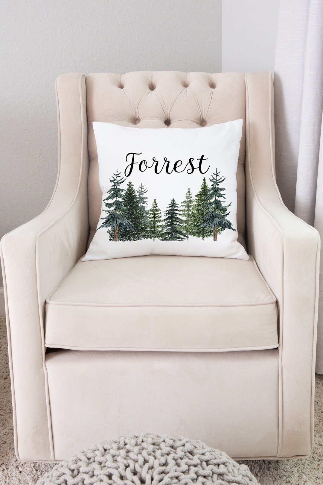 Woodland Living Tree Pillow