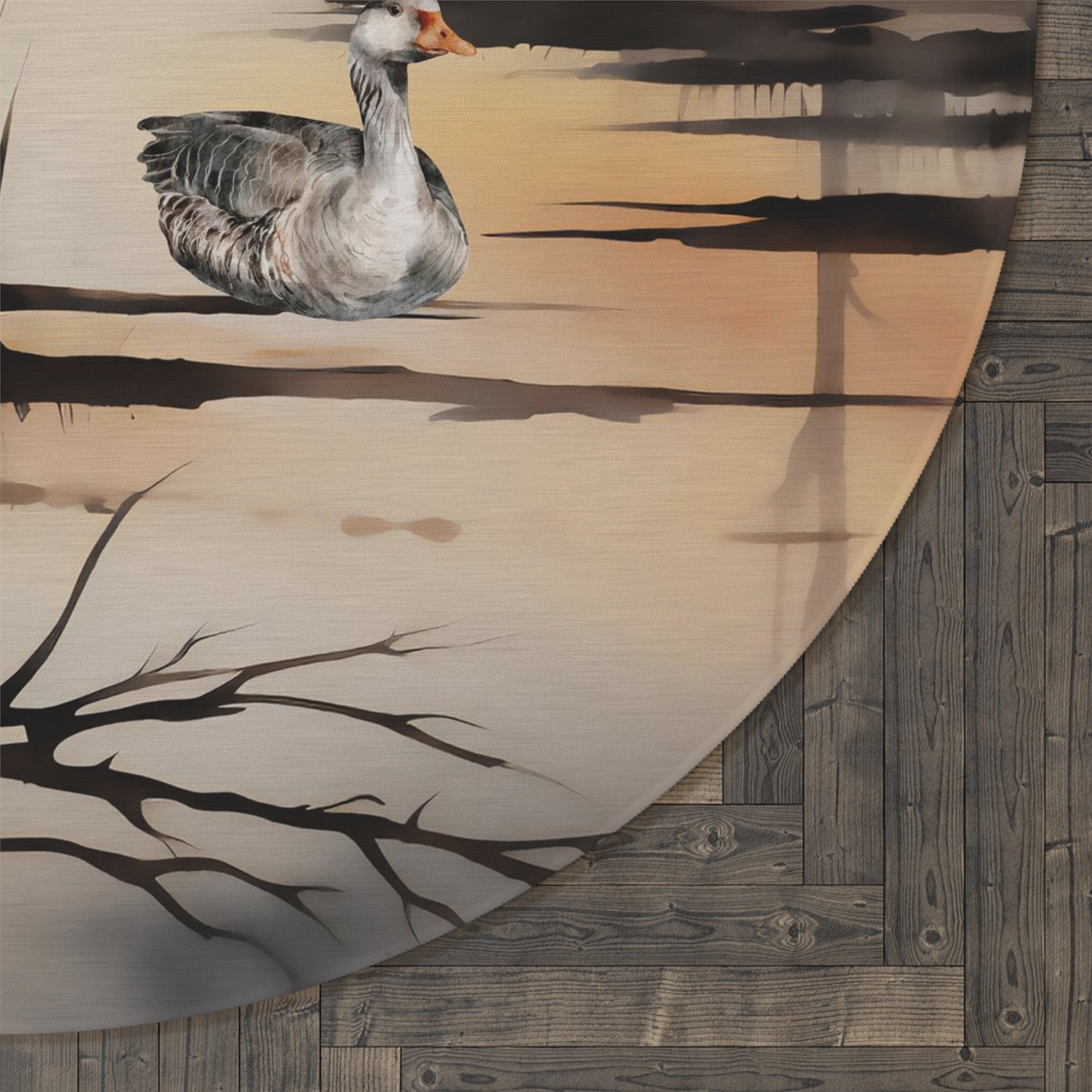 Mallard Ducks Rug, Ducks Nursery Rug, Ducks Hunting Rug, Hunting ...