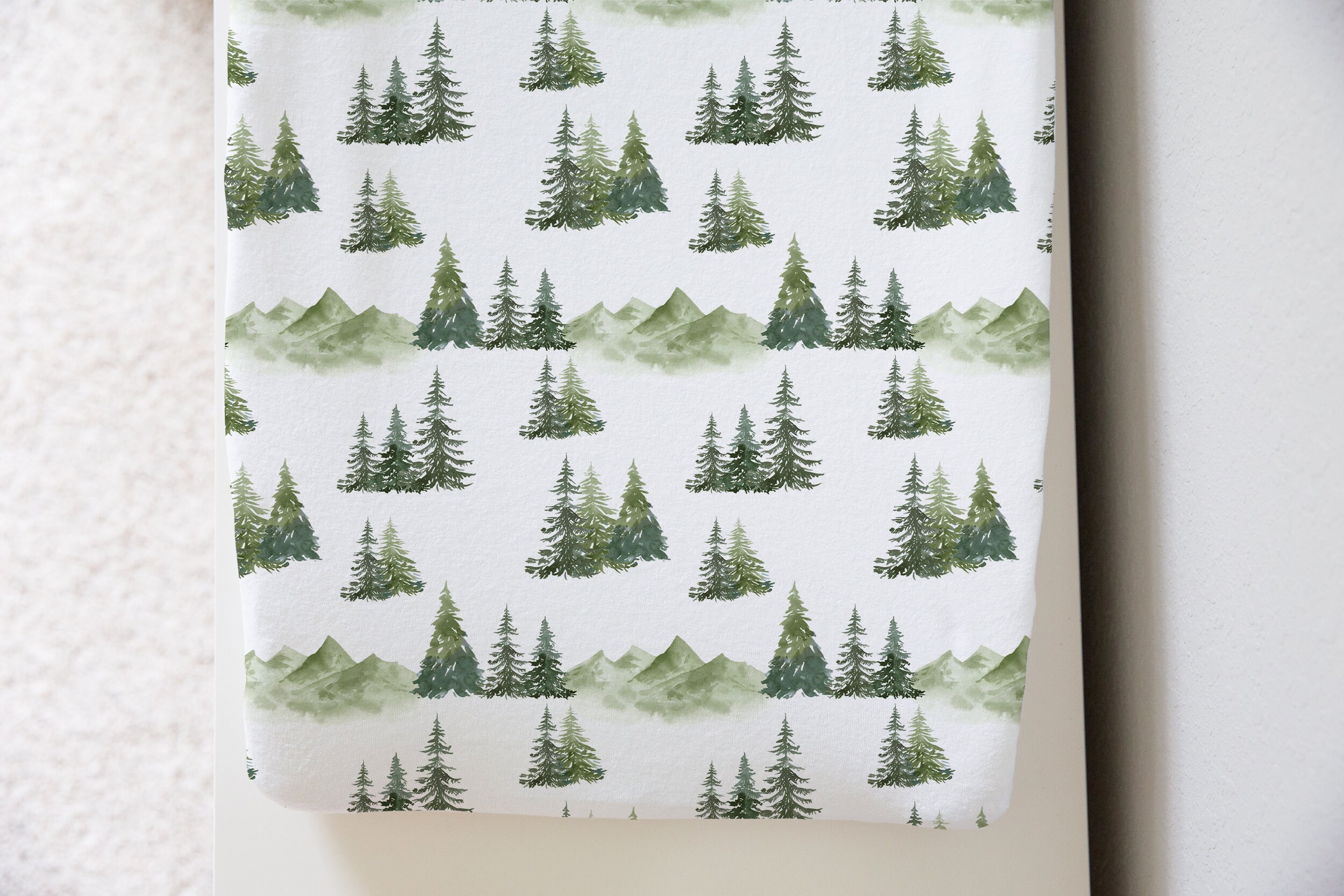 Forest Changing Pad Cover Woodland baby gifts Wilderness Etsy