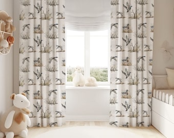 Mallard duck blackout curtain, Duck hunting curtain, Hunting nursery decor, Boys room curtain, Hunting blackout curtain, Duck nursery Hunter