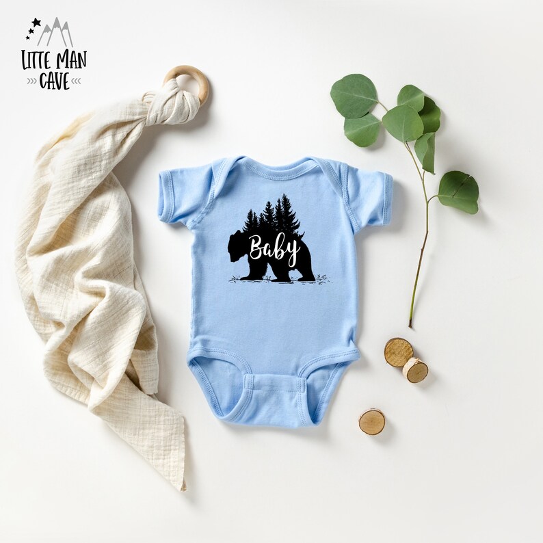 Baby bear outfit Trees Bear Shirt Baby Bear Clothes baby Etsy