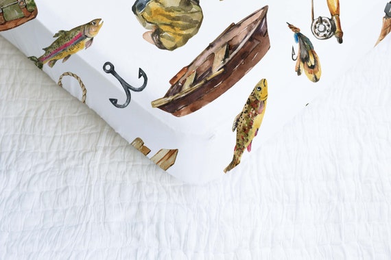 fishing baby bedding