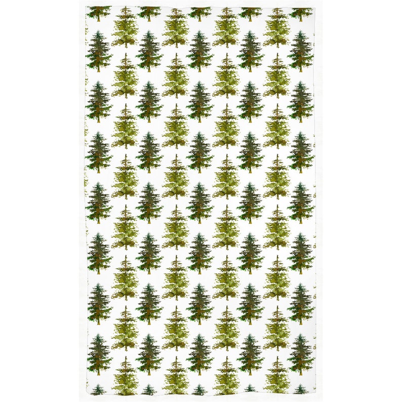 Pine Tree Curtains Forest Curtain Forest Nursery Woodland Etsy